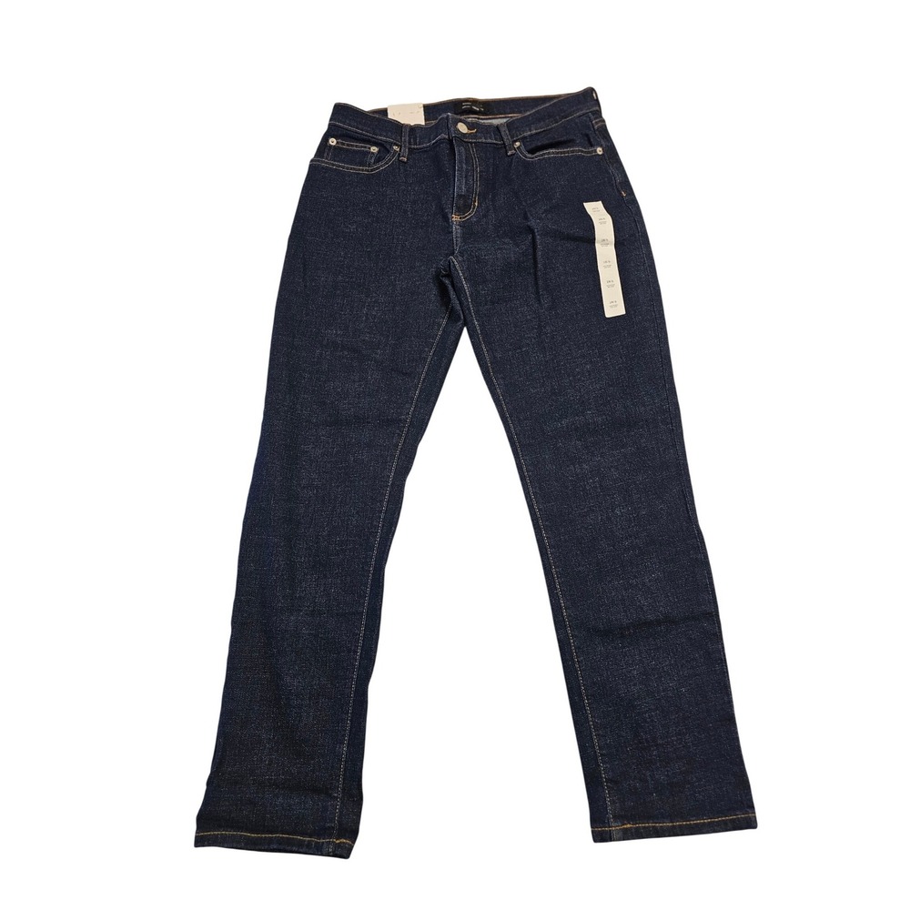 Banana Republic Girlfriend Mid-Rise Jeans Dark Wash Indigo‎ 28/6 NEW